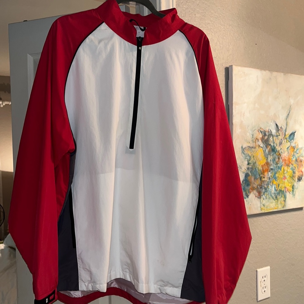 Foot joy, golf three-quarter, zip rain jacket xxl